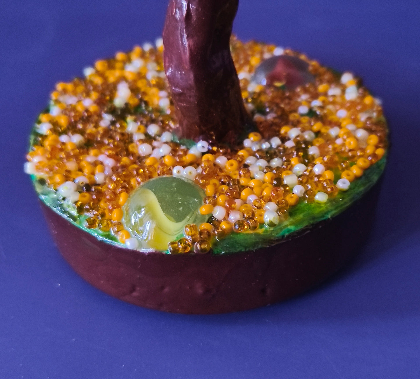 Orange Small beaded Tree