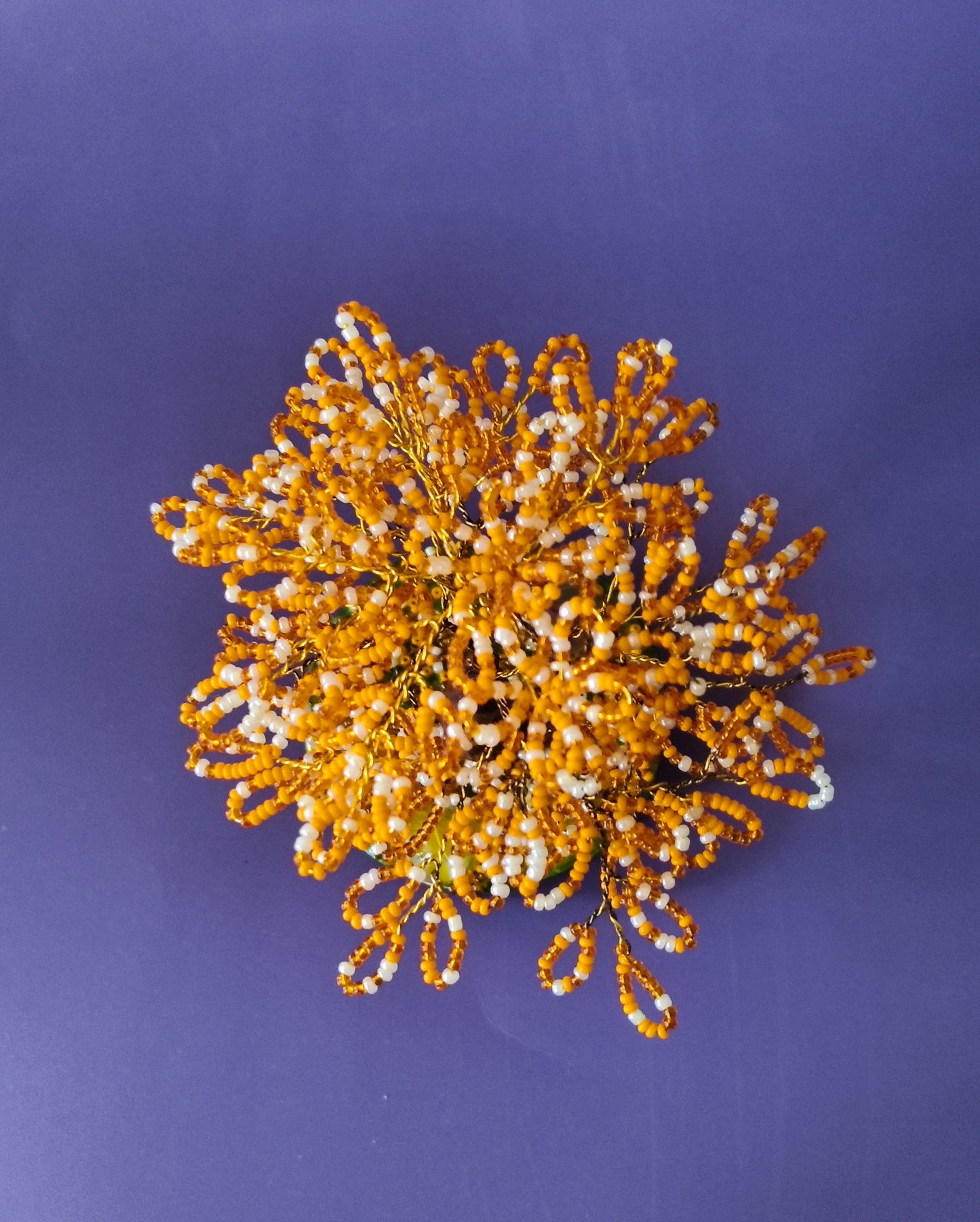 Orange Small beaded Tree