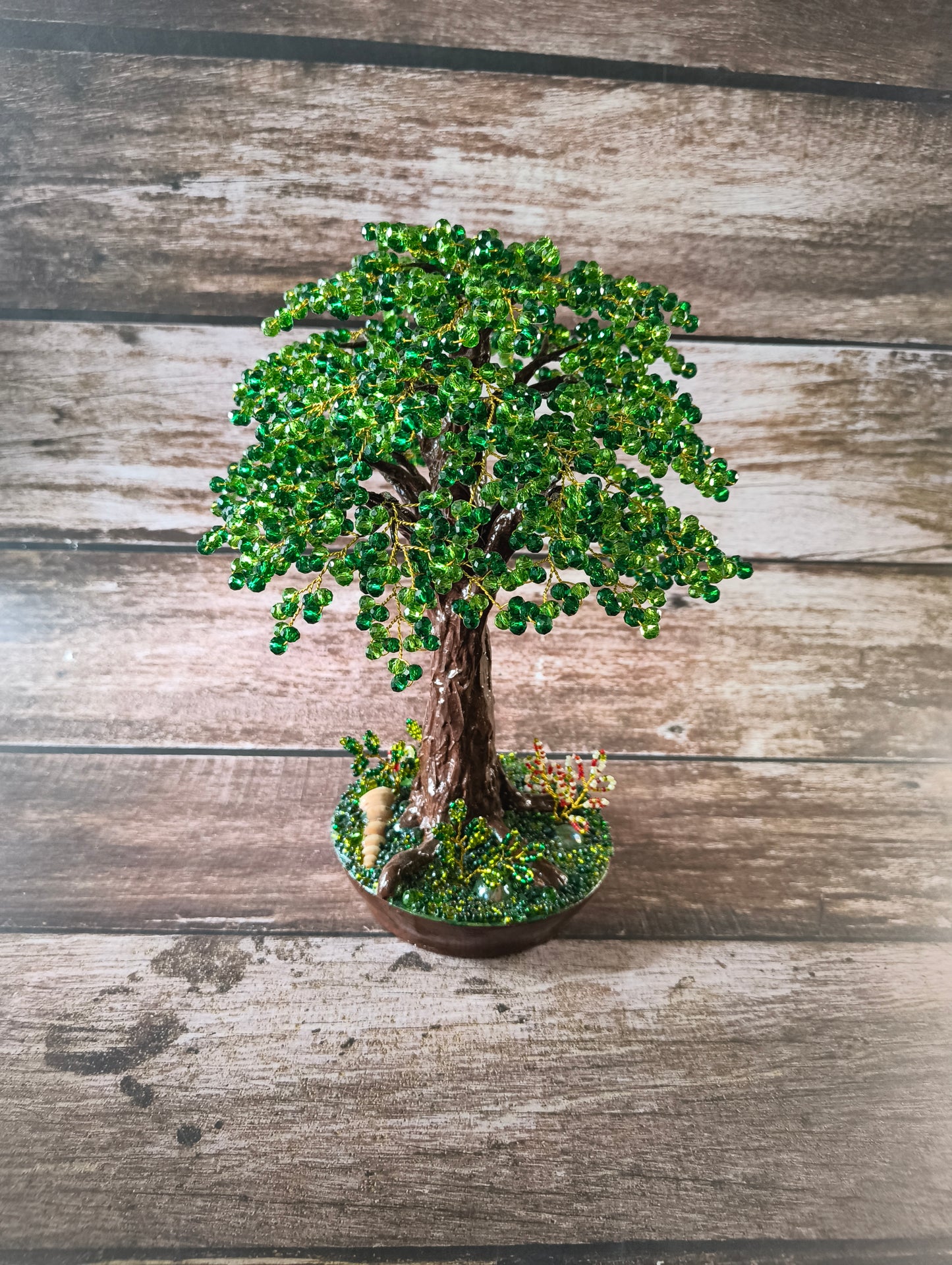 Green Crystal Tree