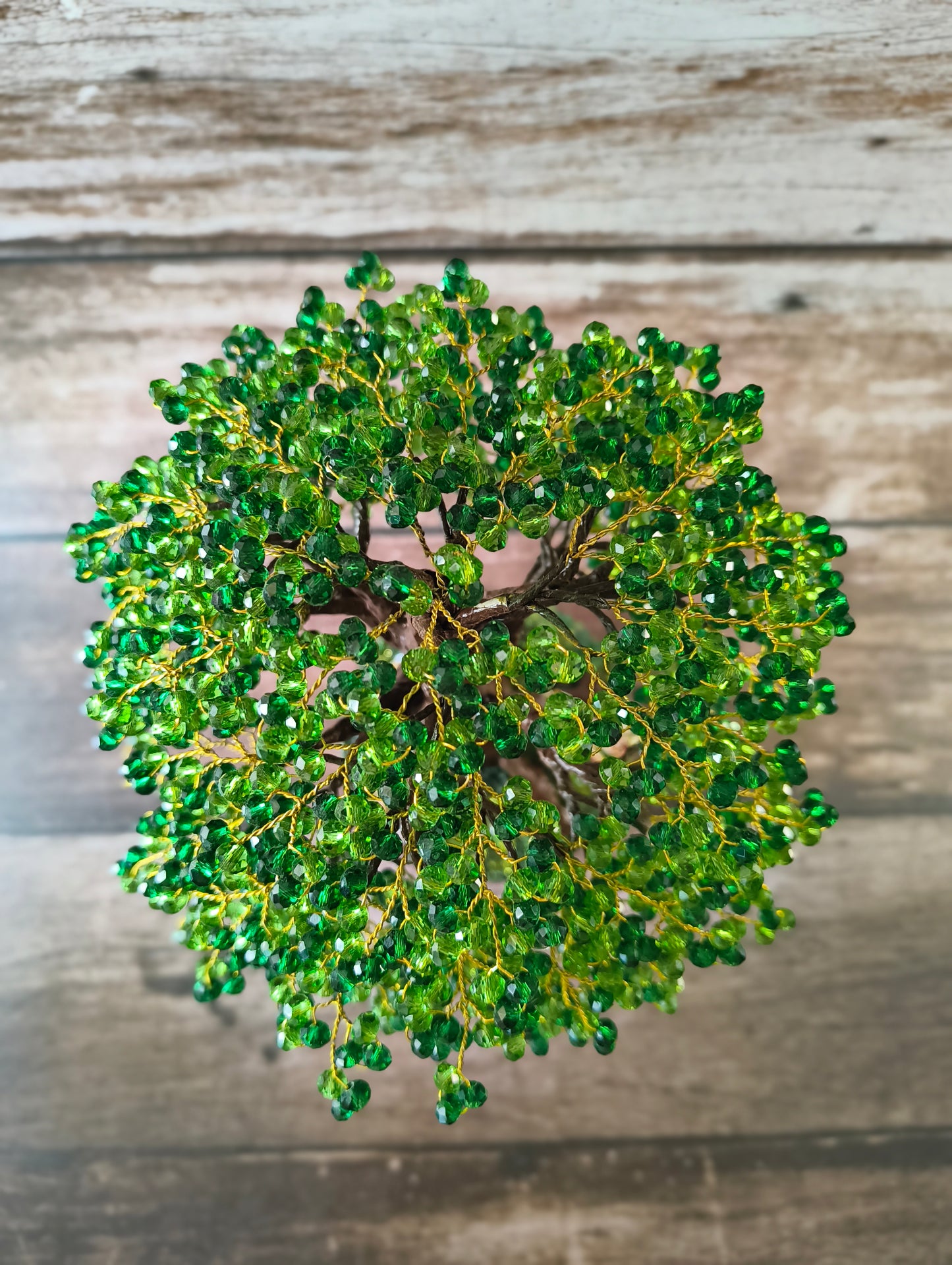 Green Crystal Tree