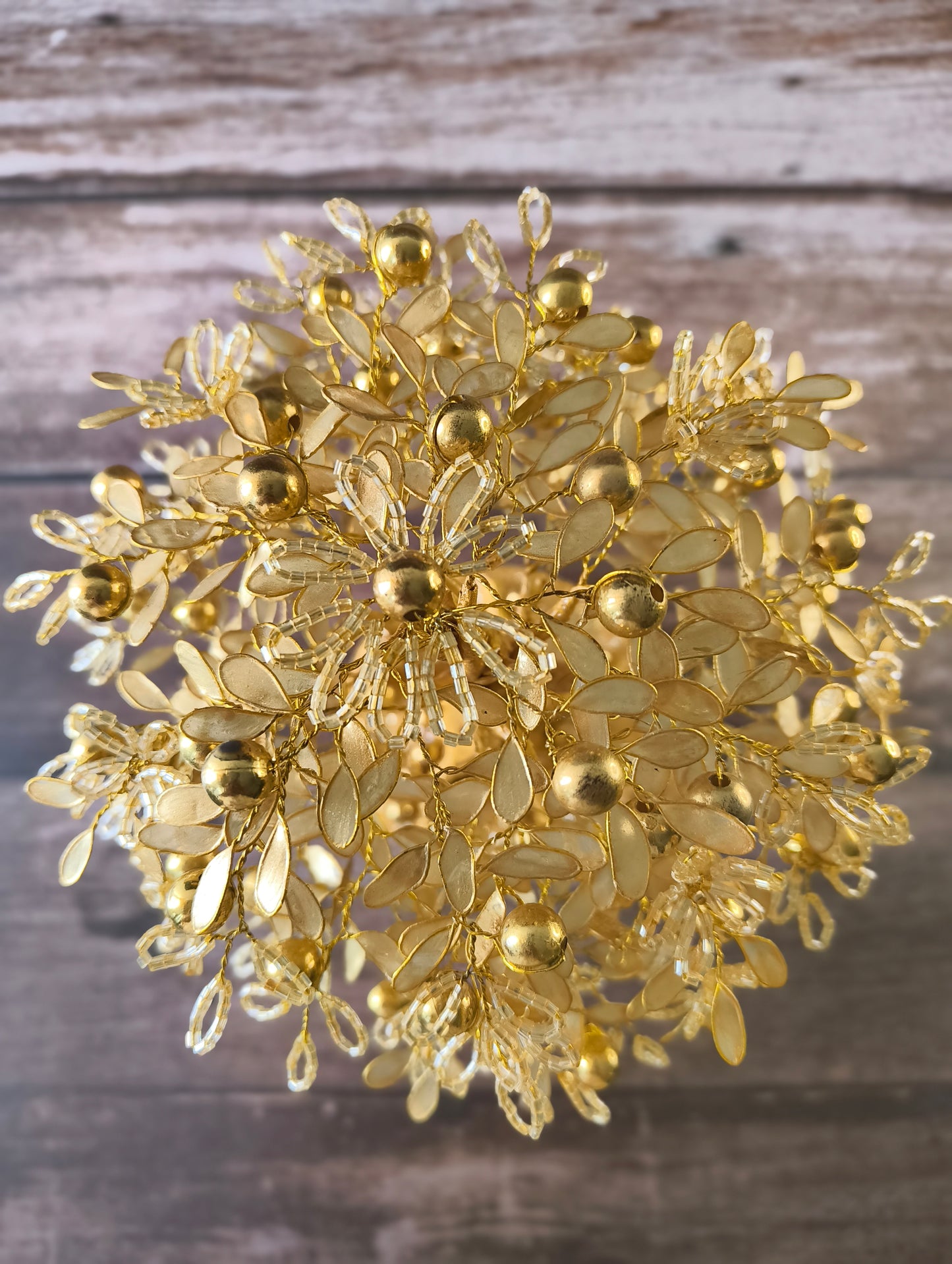 Golden Prosperity Tree with coins and fruits