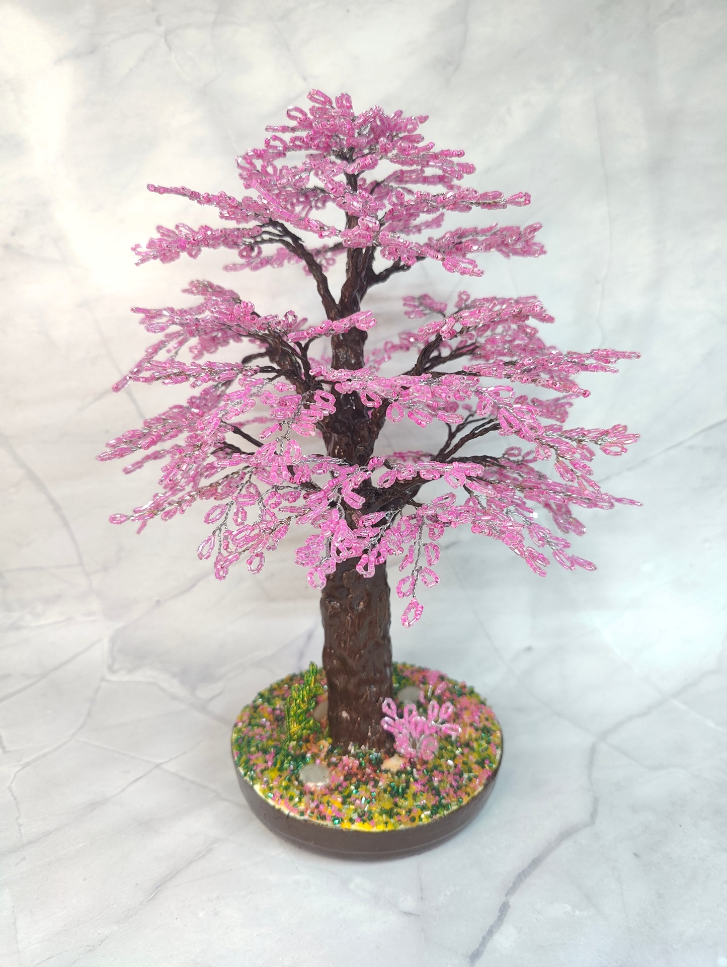 Rosy Bloom Handmade Tree