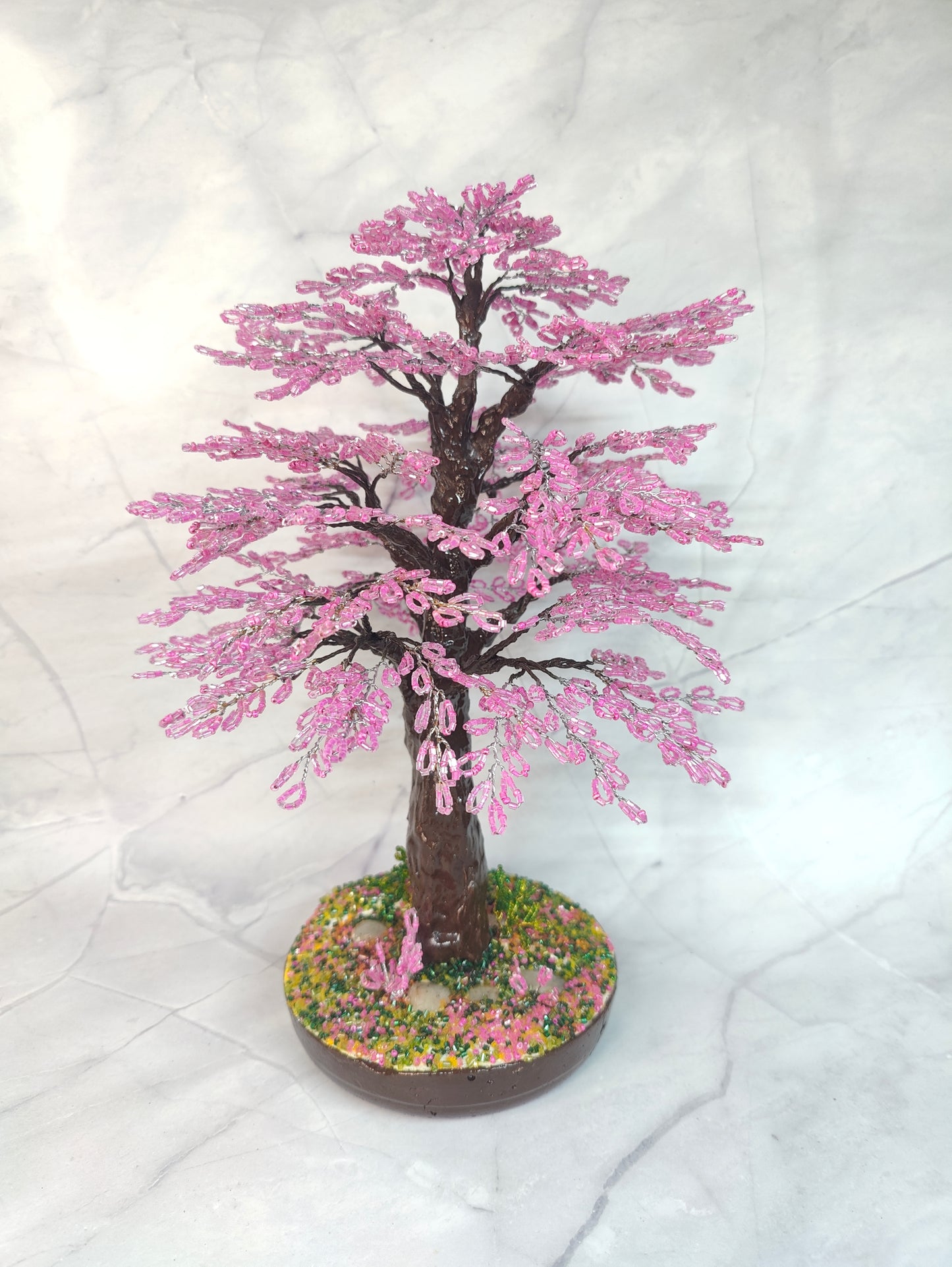 Rosy Bloom Handmade Tree