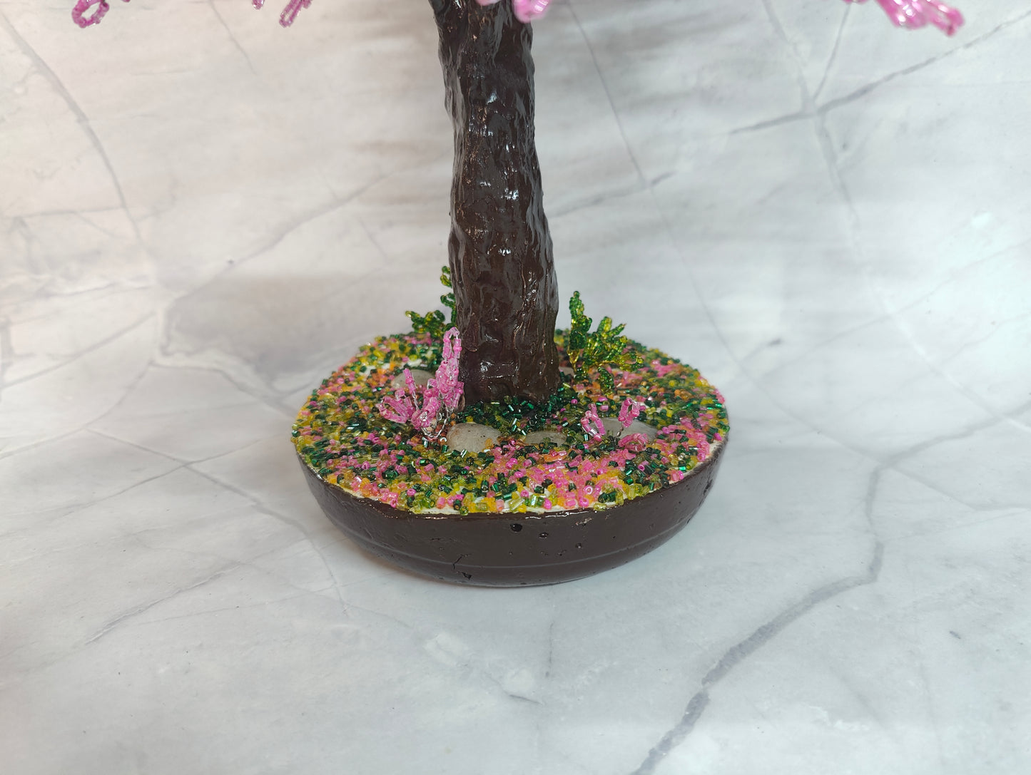 Rosy Bloom Handmade Tree
