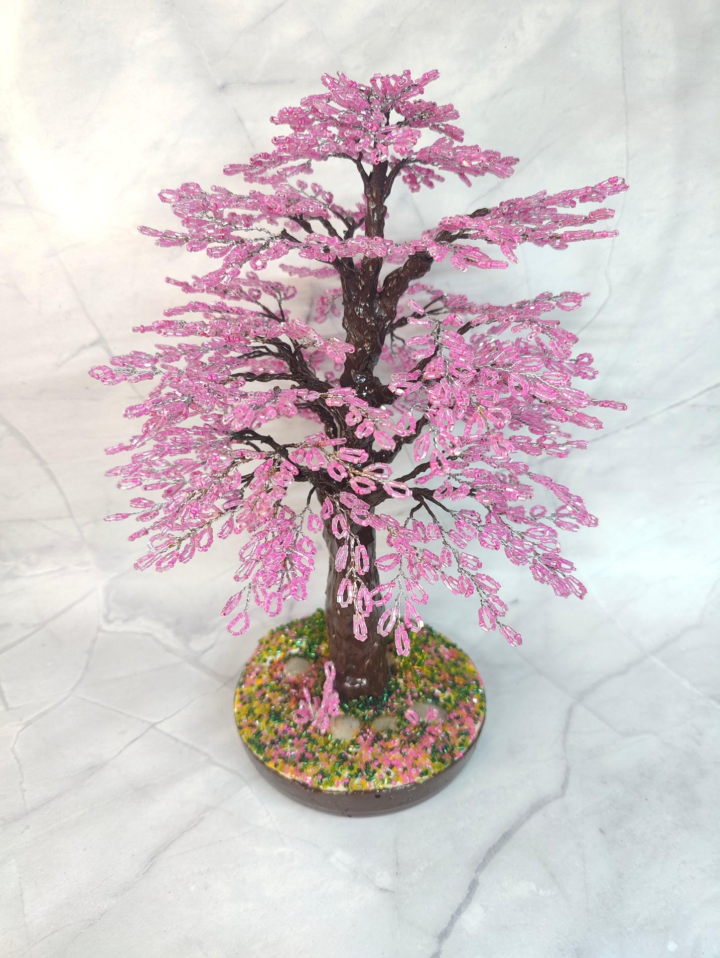 Rosy Bloom Handmade Tree