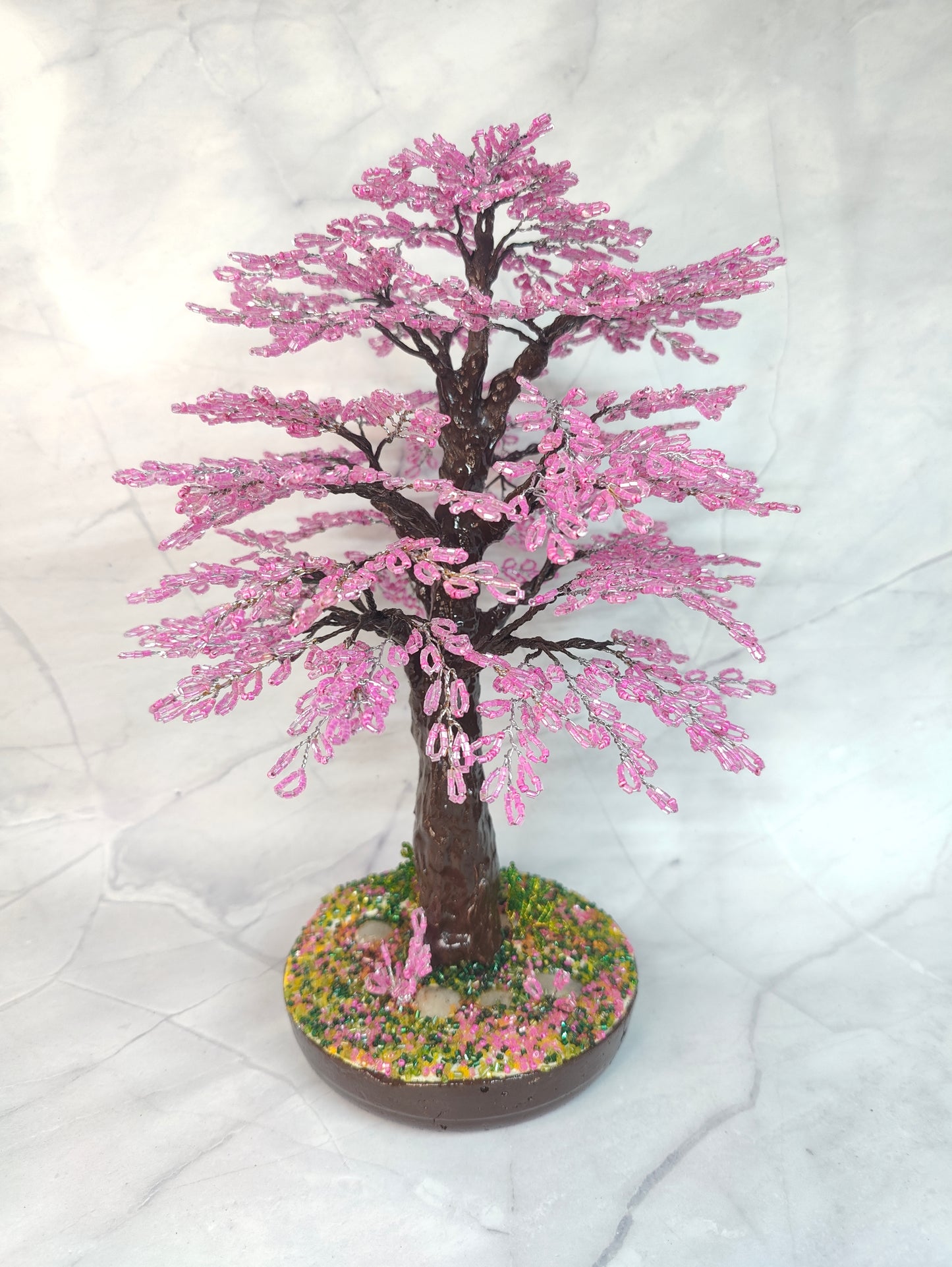 Rosy Bloom Handmade Tree
