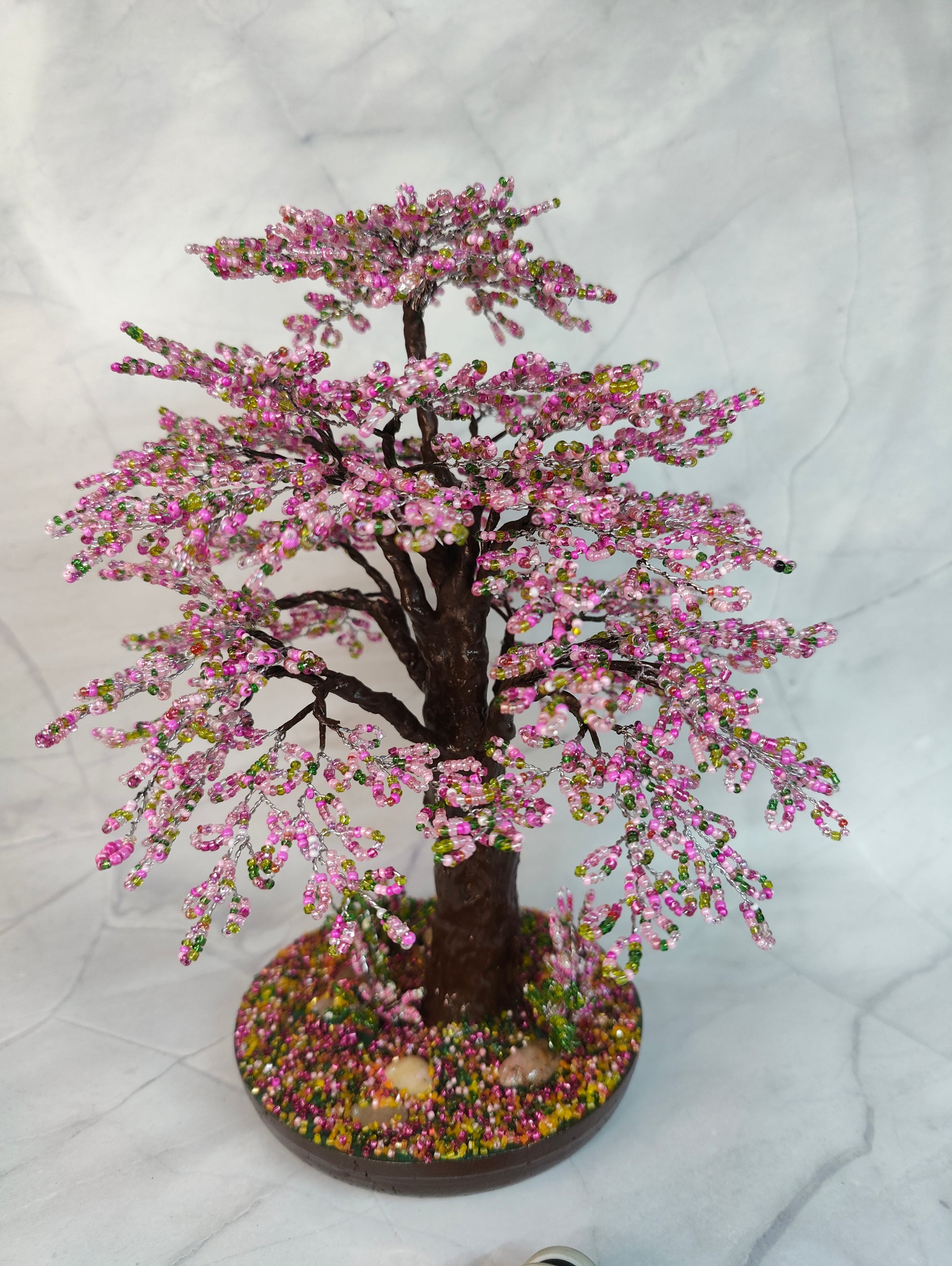 cherry blossom bonsai tree uk Pink Radiance Handmade Tree – Created Blossom